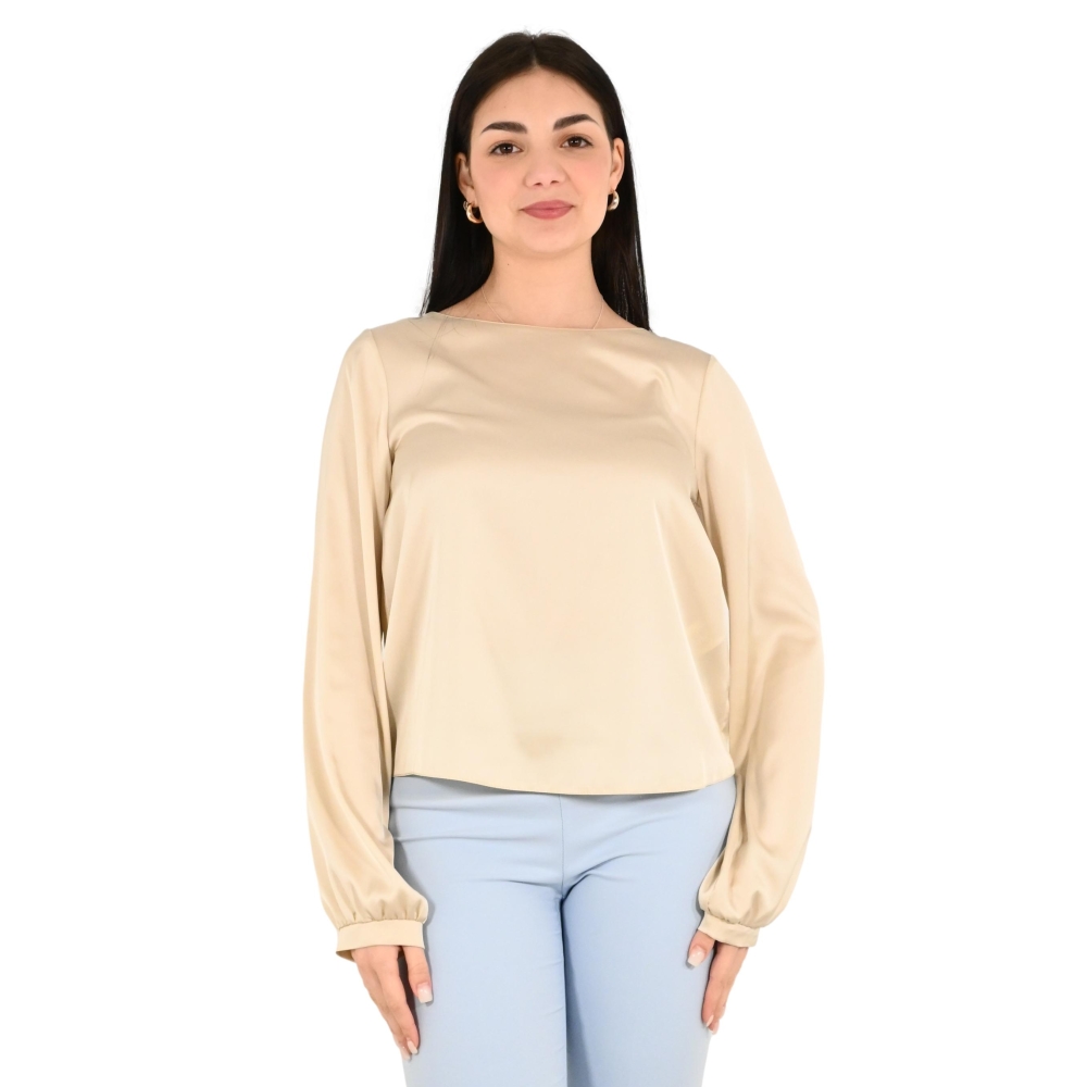 rinascimento blusa donna beige chiaro CFC0127898003