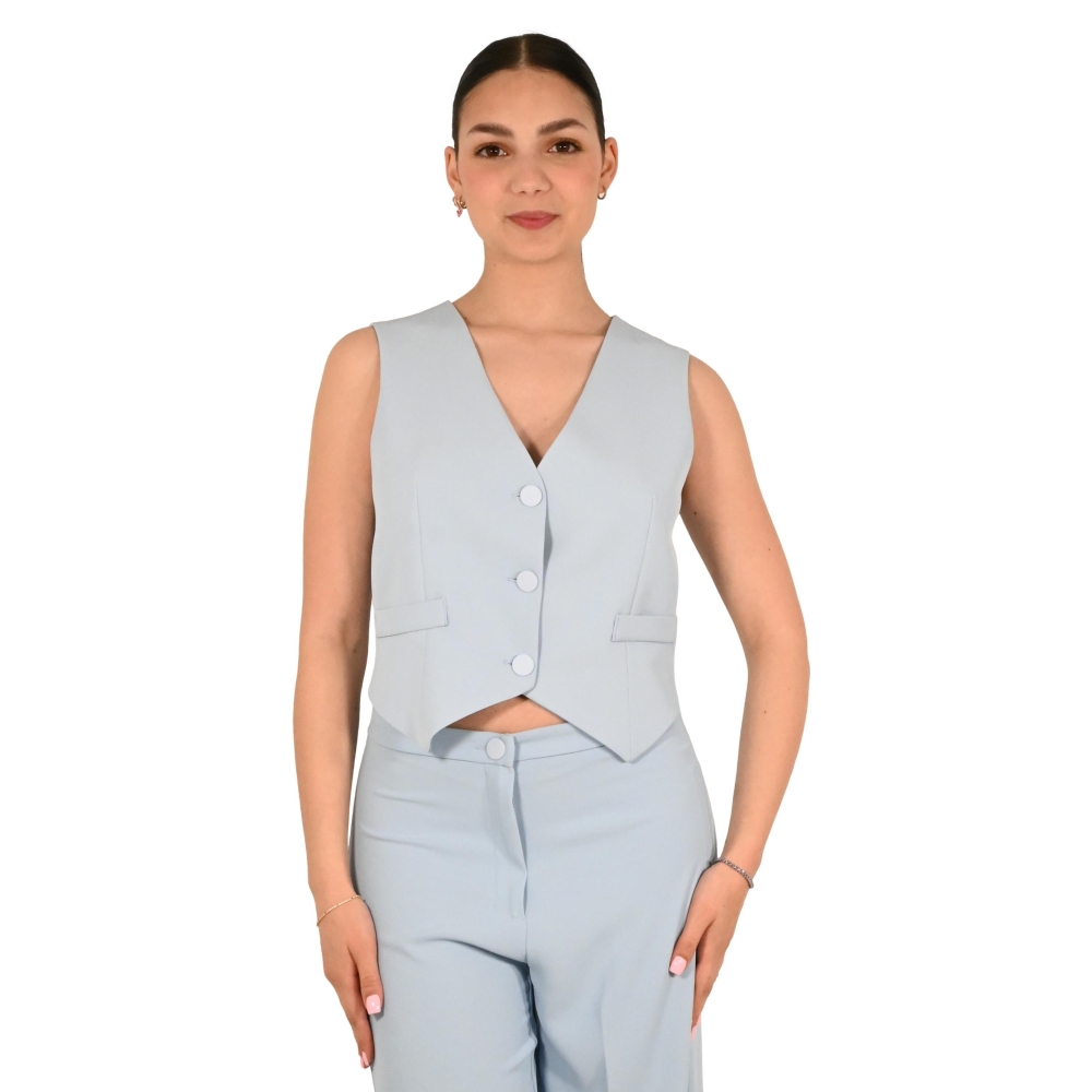 rinascimento gilet donna cielo CFC0127969003