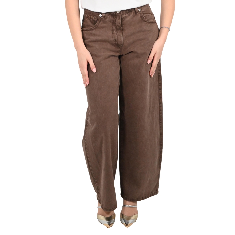 haveone pantalone donna moro PLS-Q030