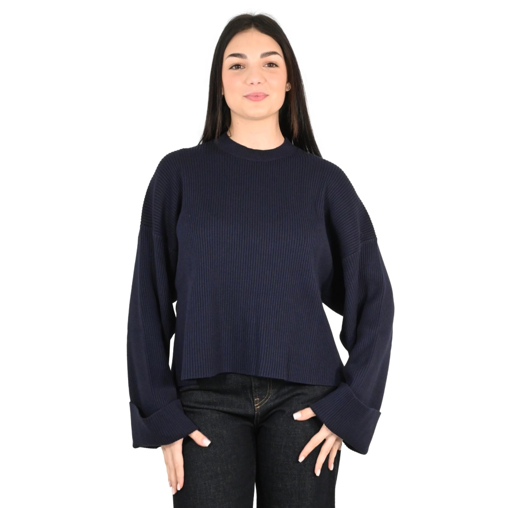 vicolo maglia donna blu 77187F