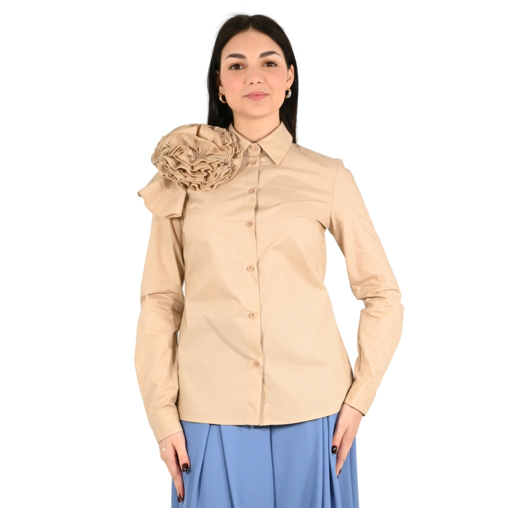 imperial camicia donna beige CNO8LKU