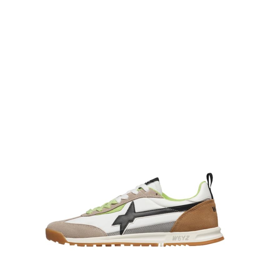 W6YZ scarpe uomo taupe white black KEY-M
