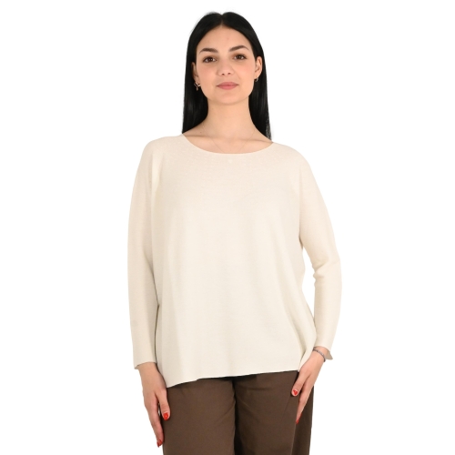 kontatto maglia donna panna 3M1511C
