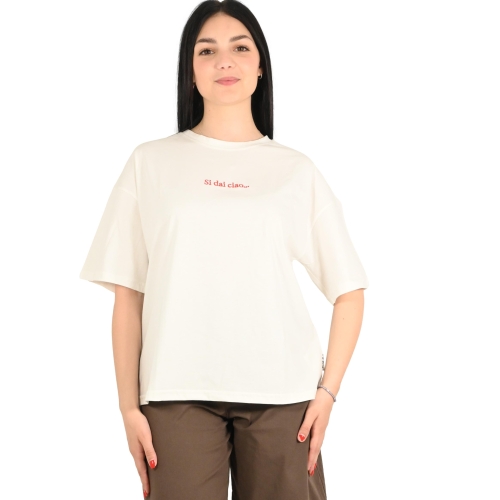 berna t-shirt donna panna W 263149