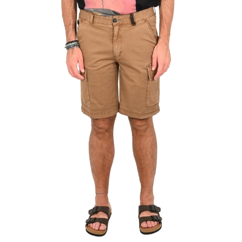 celeste lab bermuda uomo marrone BS0299