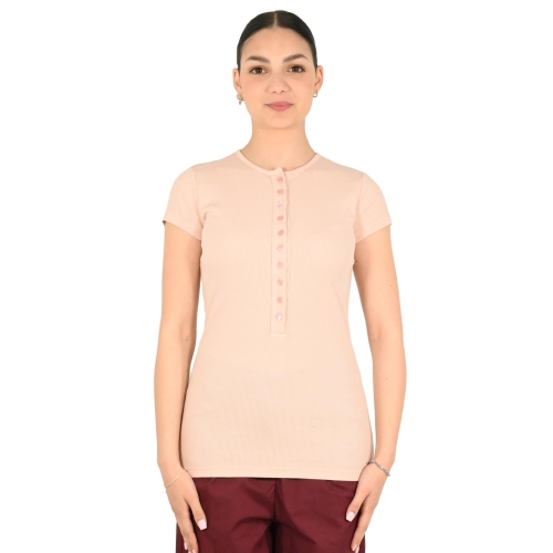 vicolo t-shirt donna rosa pallido UAB0367