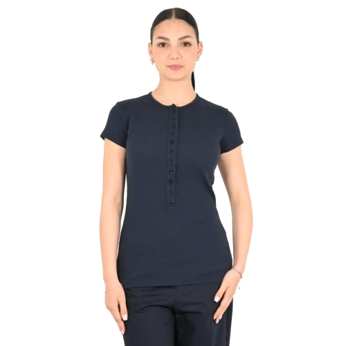 vicolo t-shirt donna blu UAB0367