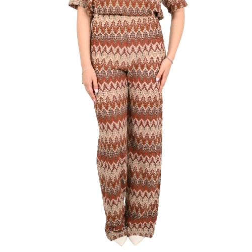 vicolo pantalone donna panna arancio moro TAB2456
