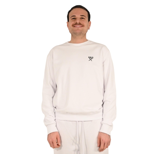 berna felpa uomo bianco M 261053