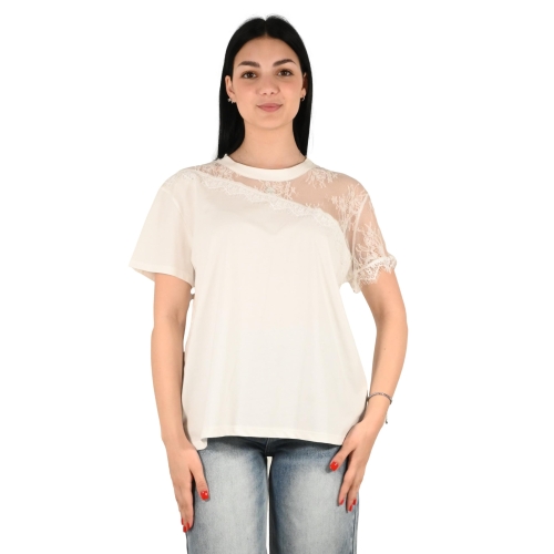 susy mix t-shirt donna bianco 12127