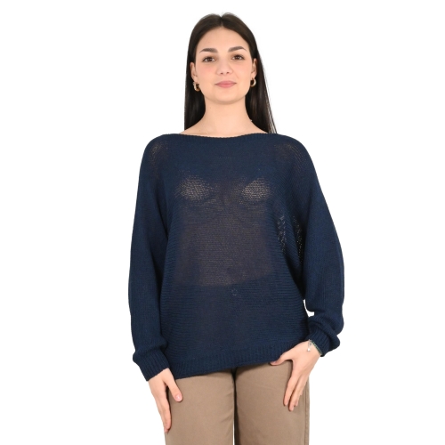 please maglia donna blu M8510P8028