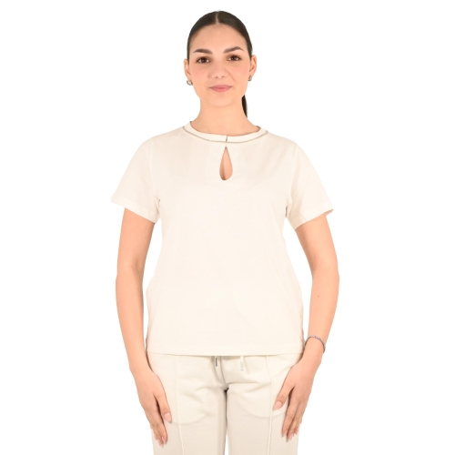 markup t-shirt donna off white MW1610005