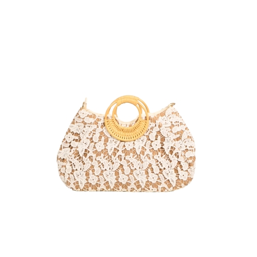 celeste lab borsa donna beige PF 753