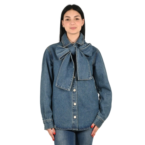 glamorous camicia donna denim medio AN5538
