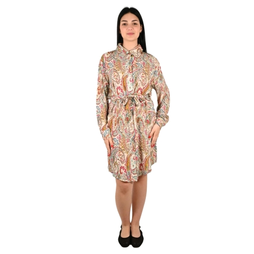 molly bracken abito donna offwhite paola T2168