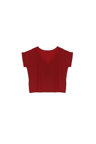 dixie t-shirt donna rosso india T512T060