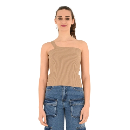 the lulù top donna beige TLL0072Y