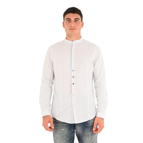 imperial camicia uomo bianco grigio C6407I213