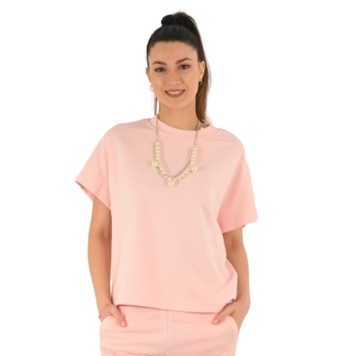 imperial t-shirt donna rosa new FG51HGS