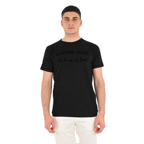 north pole t-shirt uomo nero NPX 733