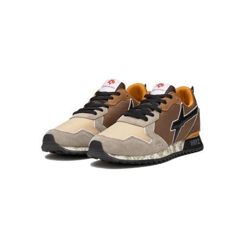 W6YZ sneakers uomo taupe tabacco JET-M