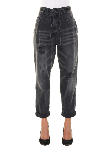 berna jeans donna denim nero W 206086