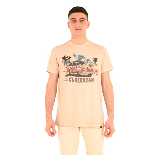 koon t-shirt uomo beige HTS060PA22