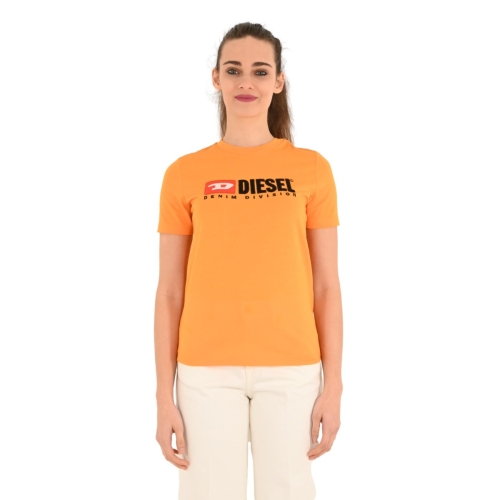 diesel t-shirt donna arancione T-REG-DIV