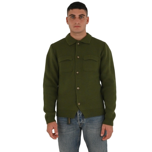 squad2 giacca uomo verde militare MA026