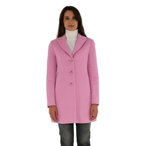 please cappotto donna rosa confetto K493ONATAS