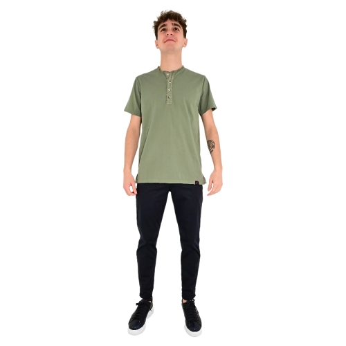 koon t-shirt uomo verde militare FTS006XX03