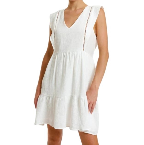 artlove abito donna bianco 66680