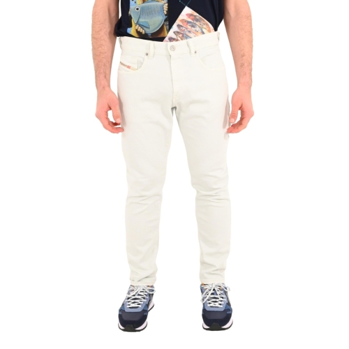 diesel jeans uomo denim bianco D-STRUKT