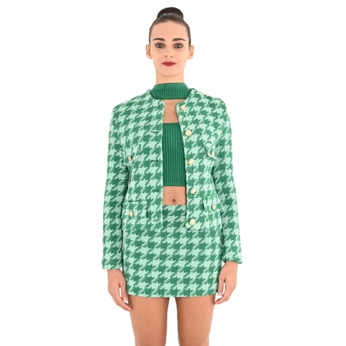 the lulù giacca donna verde TLL5572