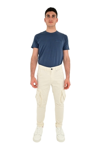imperial pantalone uomo off white P640315502