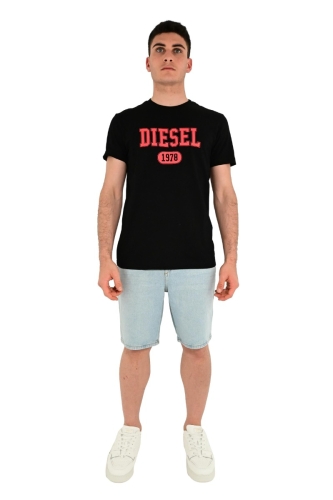 diesel t-shirt uomo nero T-DIEGOR-K46