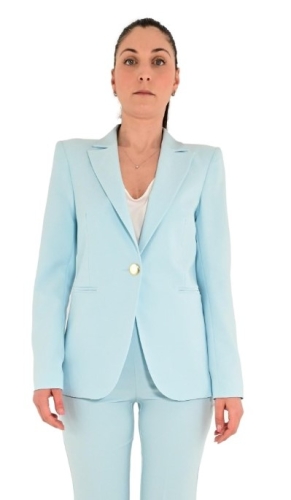 rinascimento giacca donna azzurro CFC0107837003