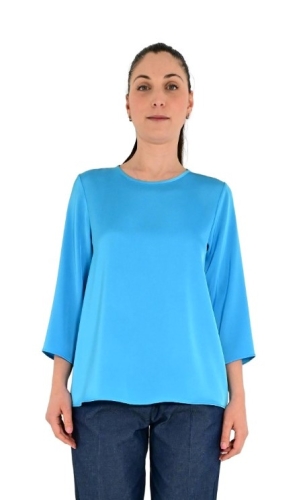 imperial blusa donna turchese CDP0DFY