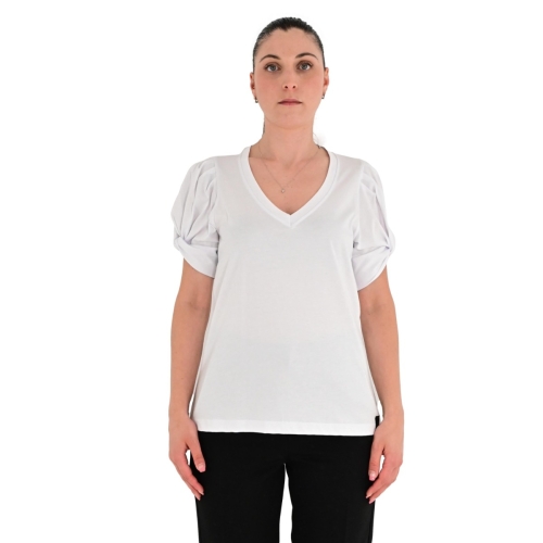 jhenit milano t-shirt donna bianco TS 513/F34