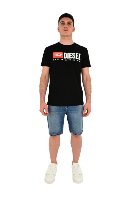 diesel t-shirt uomo nero T-DIEGOR-DIV
