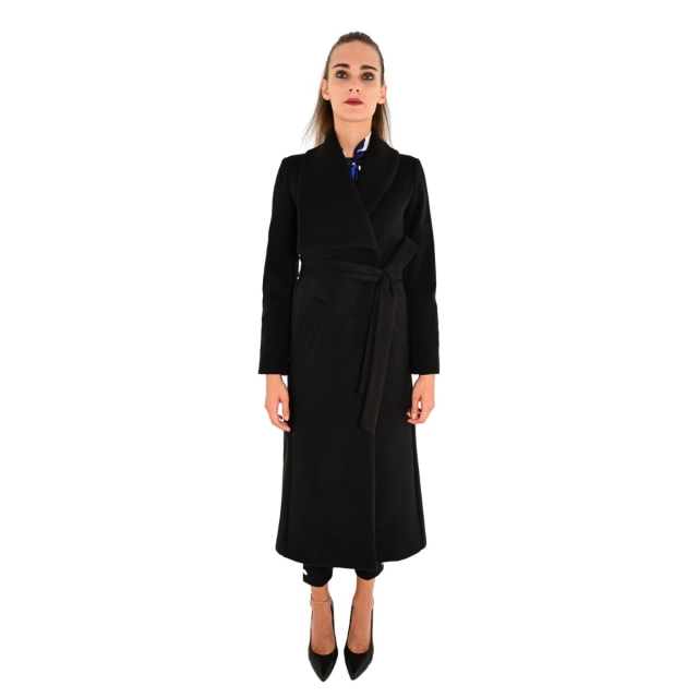 rinascimento cappotto donna nero CFC0110620003