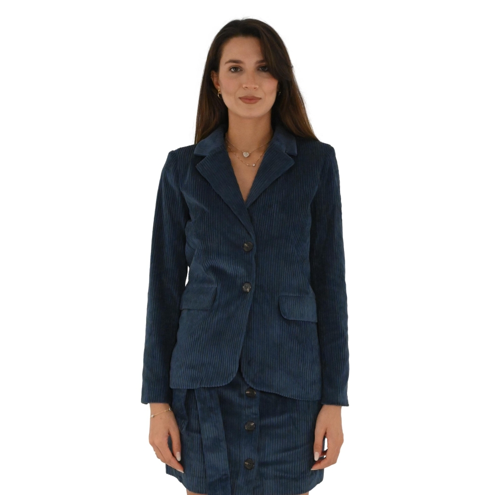 artlove giacca donna blu 68951