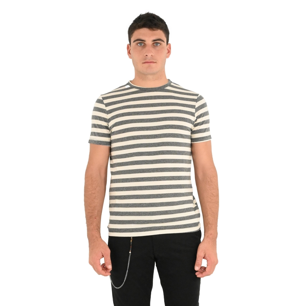 imperial t-shirt uomo panna grigio T6407I227
