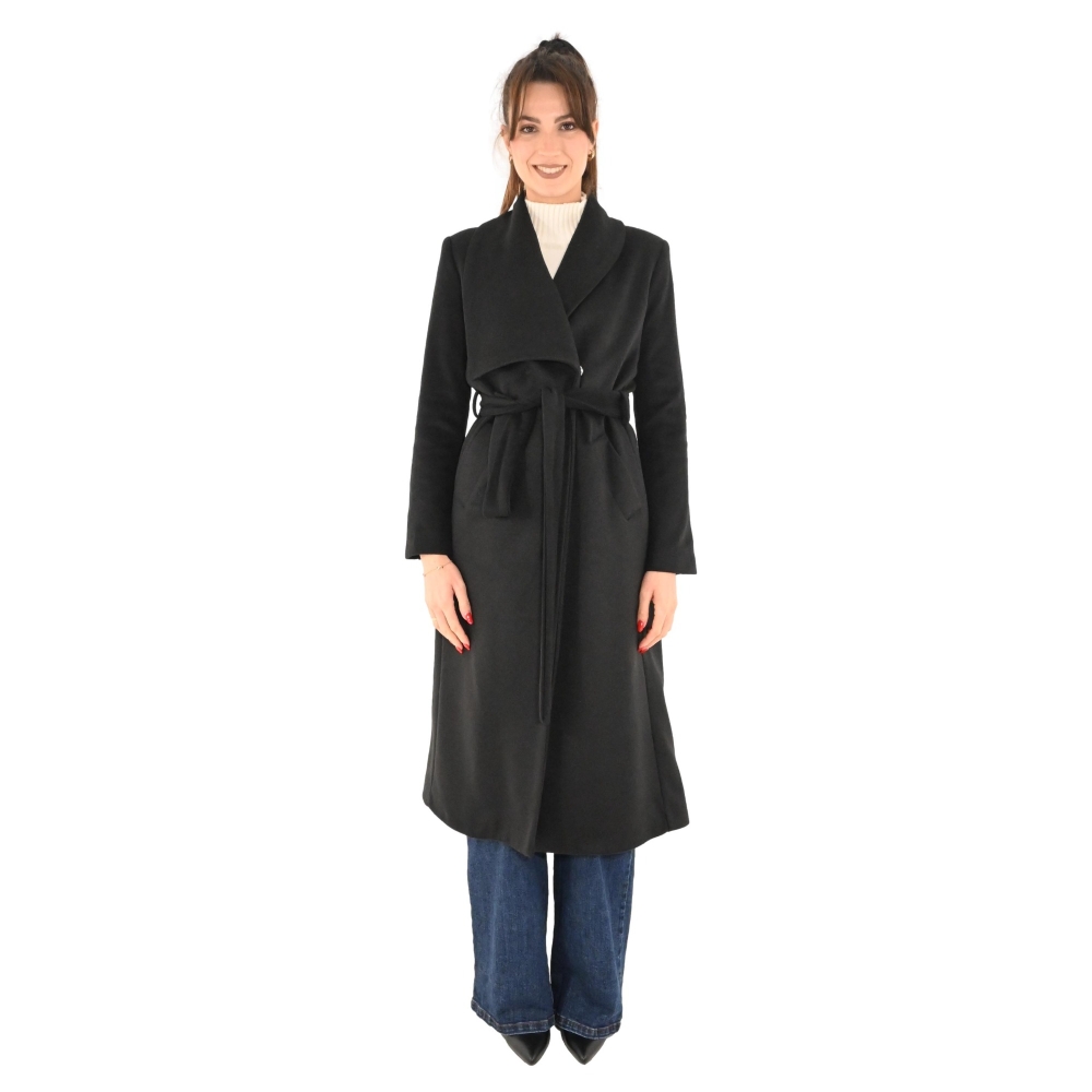 rinascimento cappotto donna nero CFC0115418003