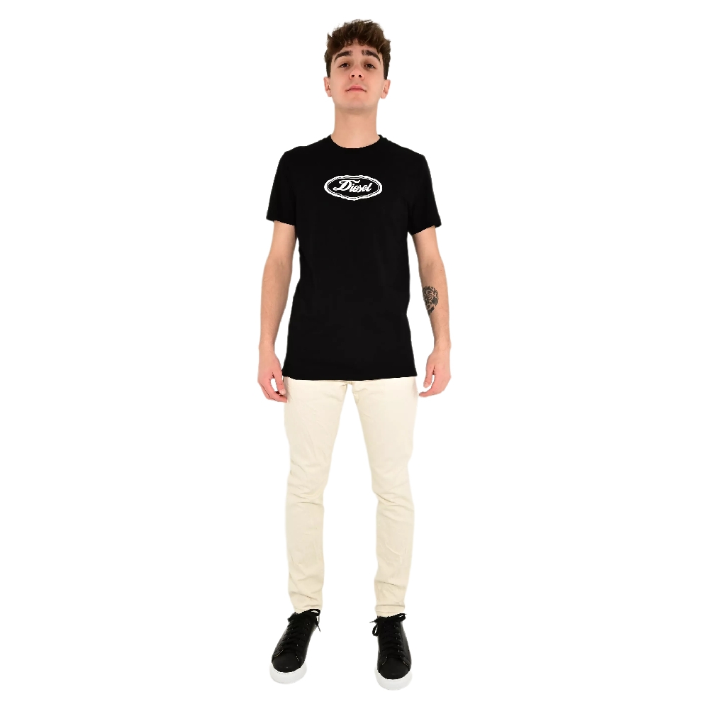 diesel t-shirt uomo nero T-DIEGOR-C14