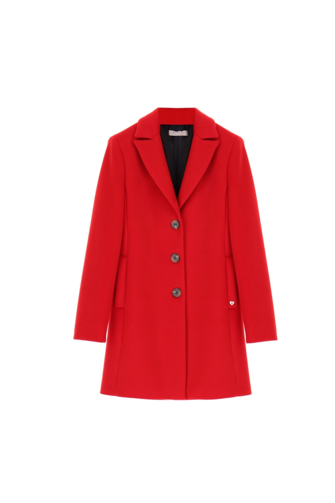 please cappotto donna rosso K493INATAS