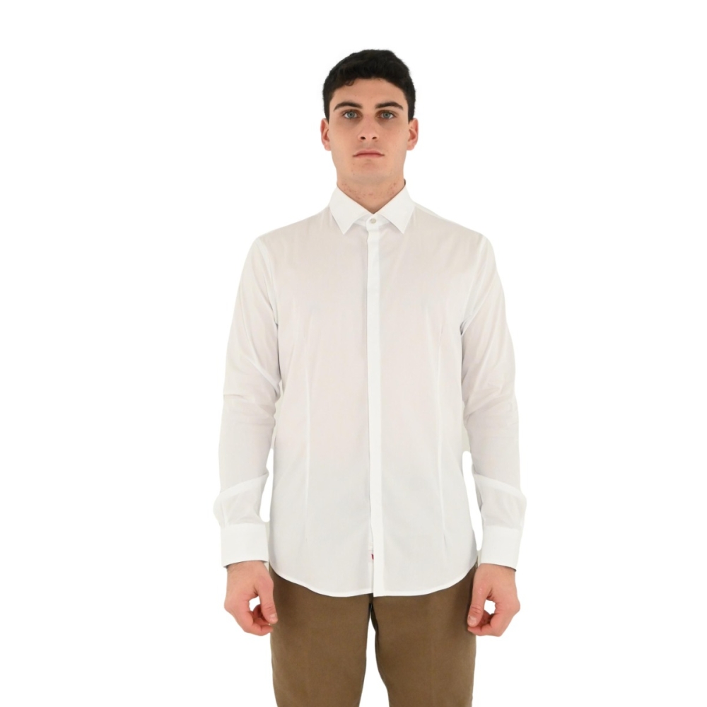 paolo di matteo camicia uomo bianco 2066 2724