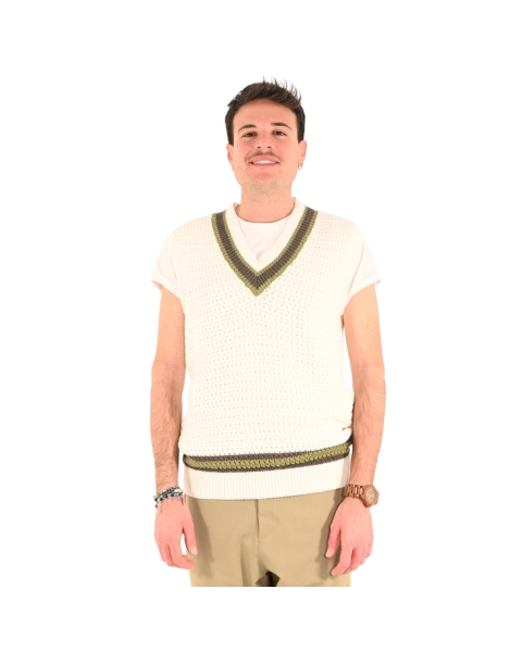imperial gilet uomo panna M3614NEVIE