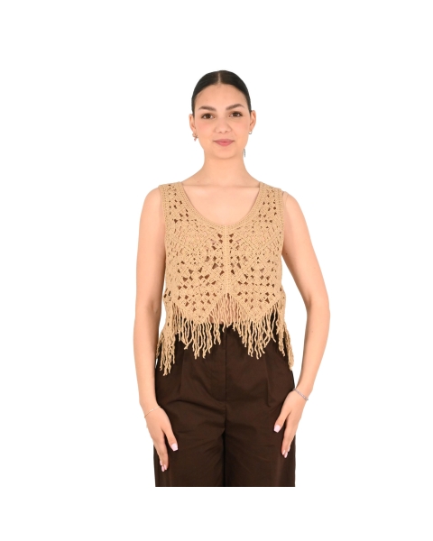 vicolo gilet donna deserto 5AB5025