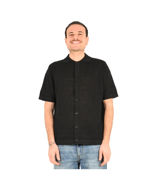 markup camicia uomo nero MK1900018